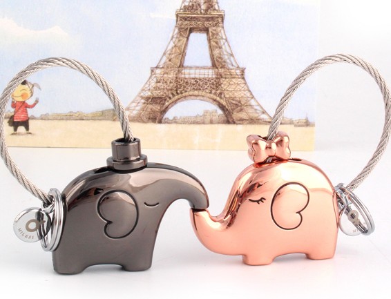 Elephant lovers keychains