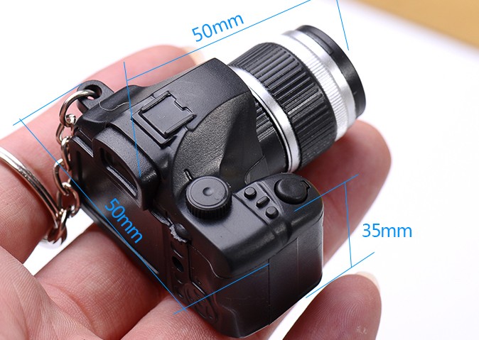 SLR camera keychain