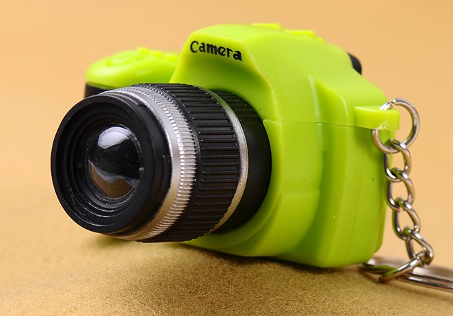 SLR camera keychain