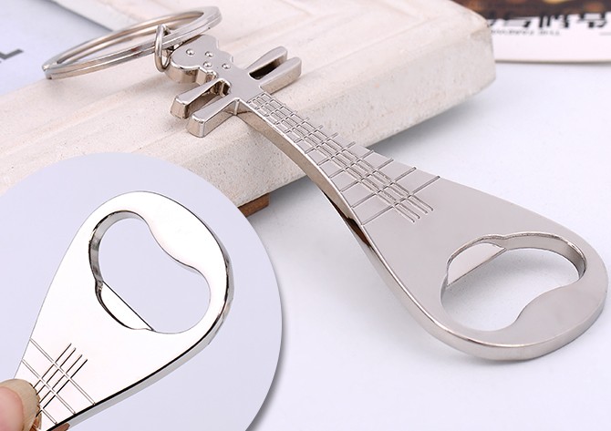 Pipa bottle opener alloy keychain