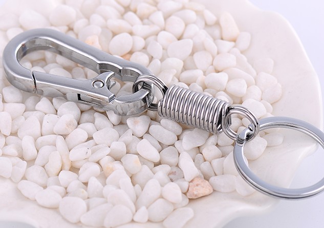 Spring alloy keychain
