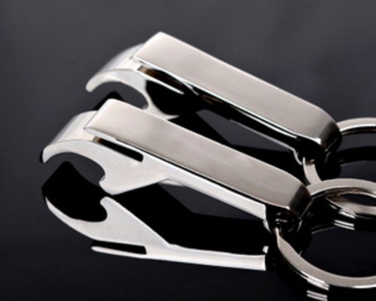 Saber tooth tiger bottle opener keychain