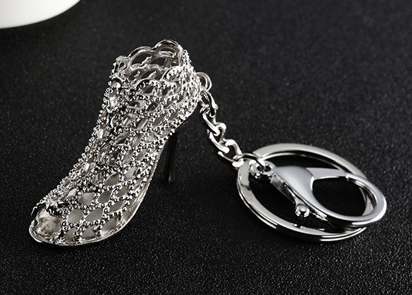 Mesh sandals keychain