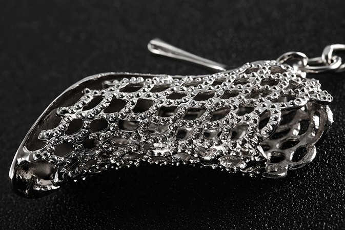 Mesh sandals keychain