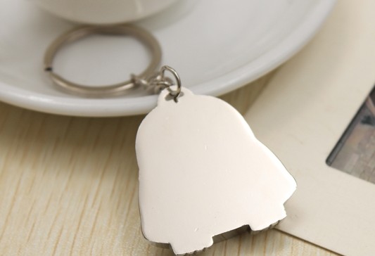Rhinestone car alloy keychain