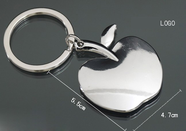 Apple alloy keychain