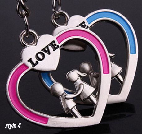 Creative Heart Couple keychains