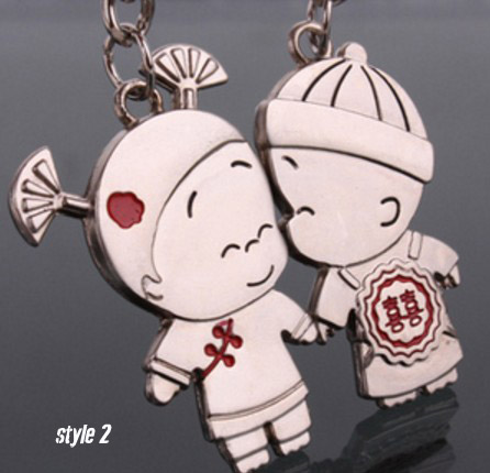 I love you couple keychains