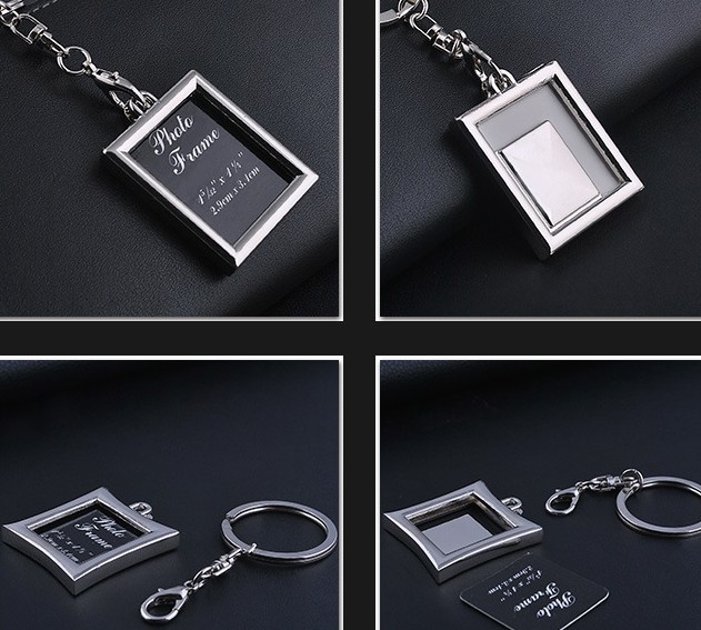 DIY photo frame keychain