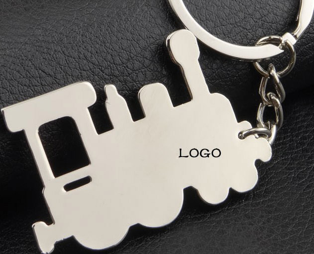 Retro Train keychain