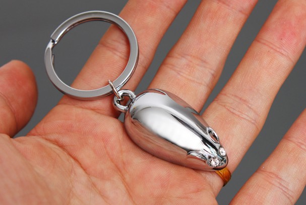 Alloy Mouse keychain