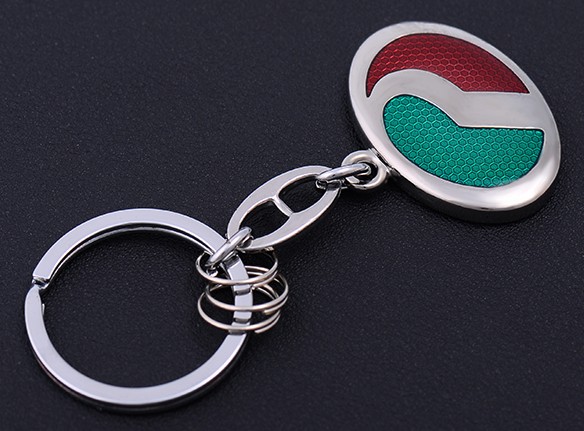 New Energy alloy keychain