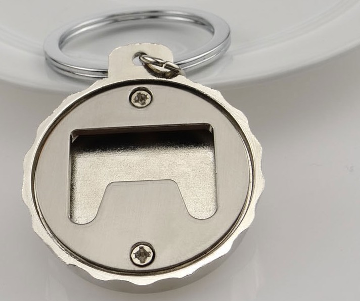 Creative Alloy Bottle Opener Keychain