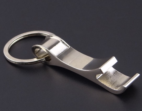 zinc alloy bottle opener keychain