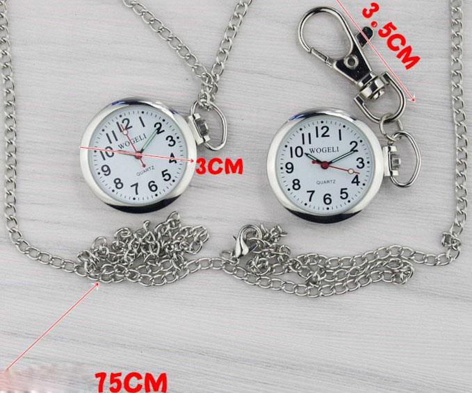 Classic round clock Keychain