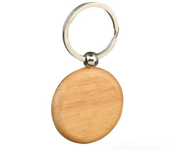 wooden watch keychain