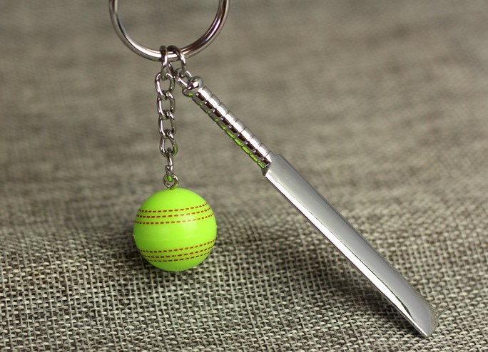 Why give away cricket keychains at a cricket match