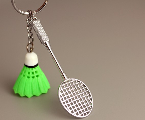 Mini Badminton keychain