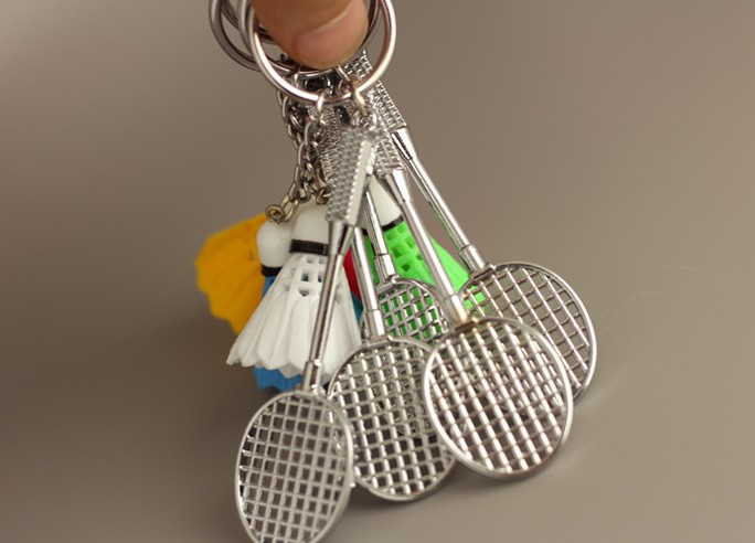 Mini Badminton keychain
