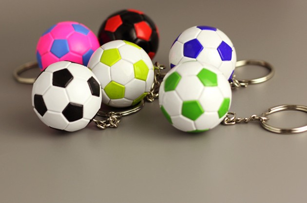 Simulation football keychain