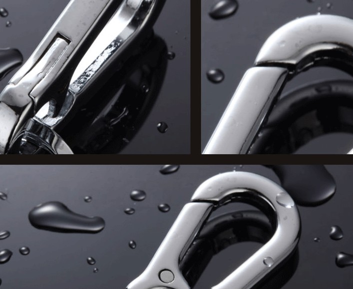 6.2~7.2cm simple alloy keychain