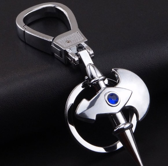 Game Axe Keychain