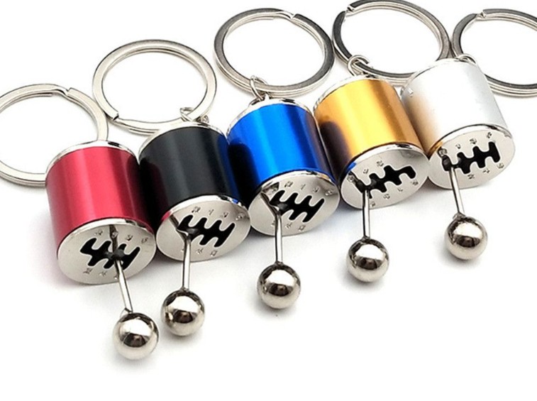 Car manual gear lever keychain