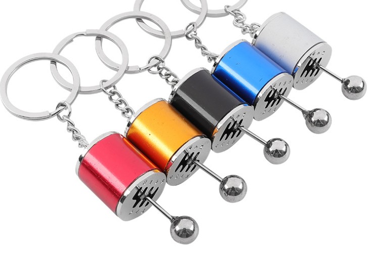 Car manual gear lever keychain