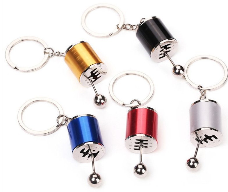 Car manual gear lever keychain