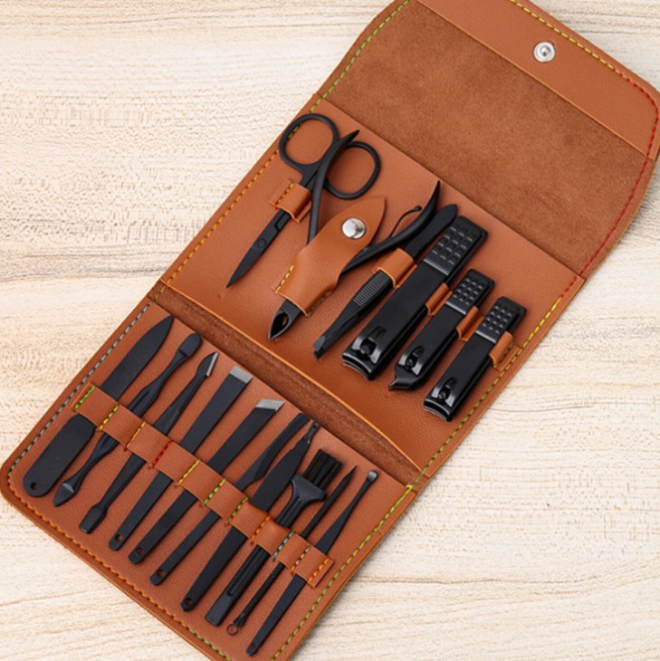 16 Pieces Stainless Steel Manicure Kit