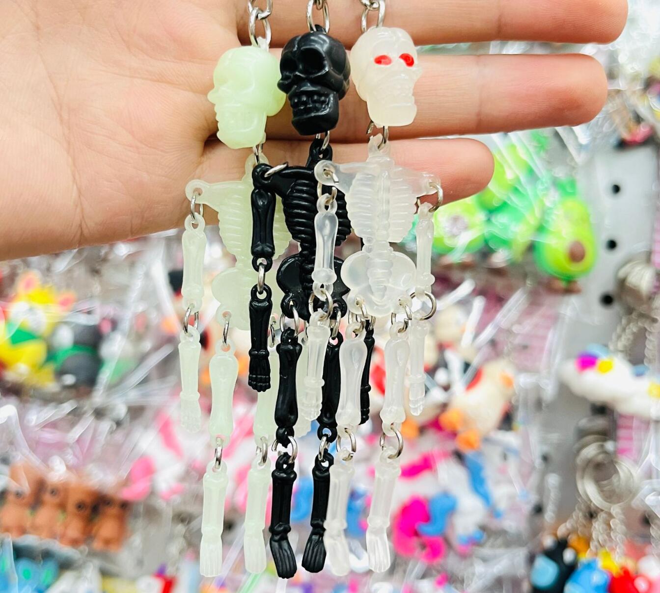 Luminous Skeleton Keychain