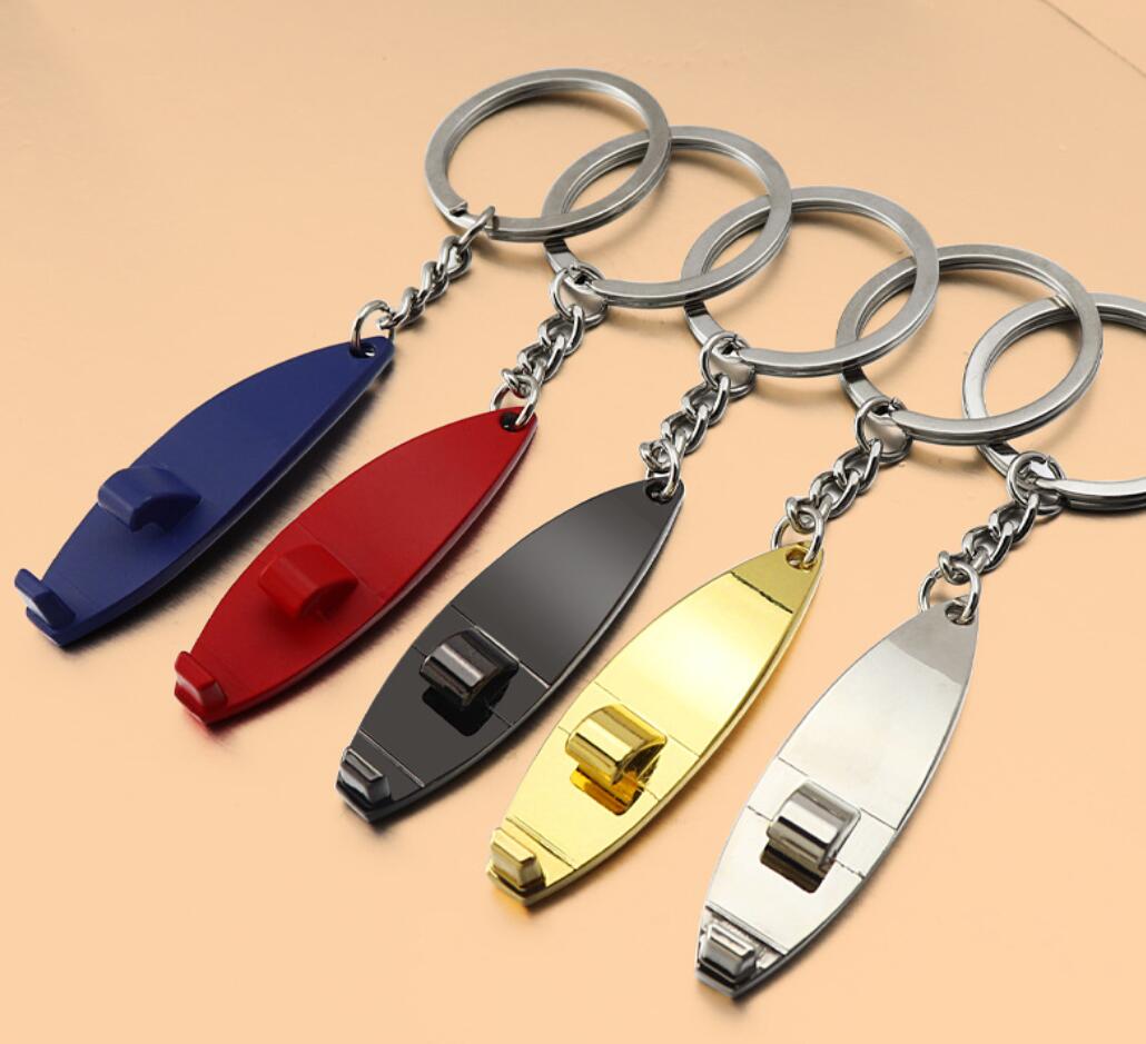Surfboard Bottle Opener Keychain