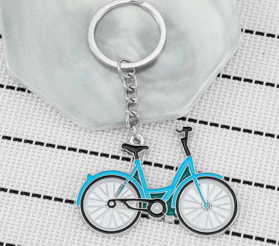 Bicycle alloy keychain