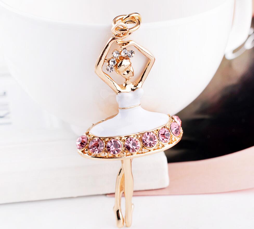Ballet girl keychain