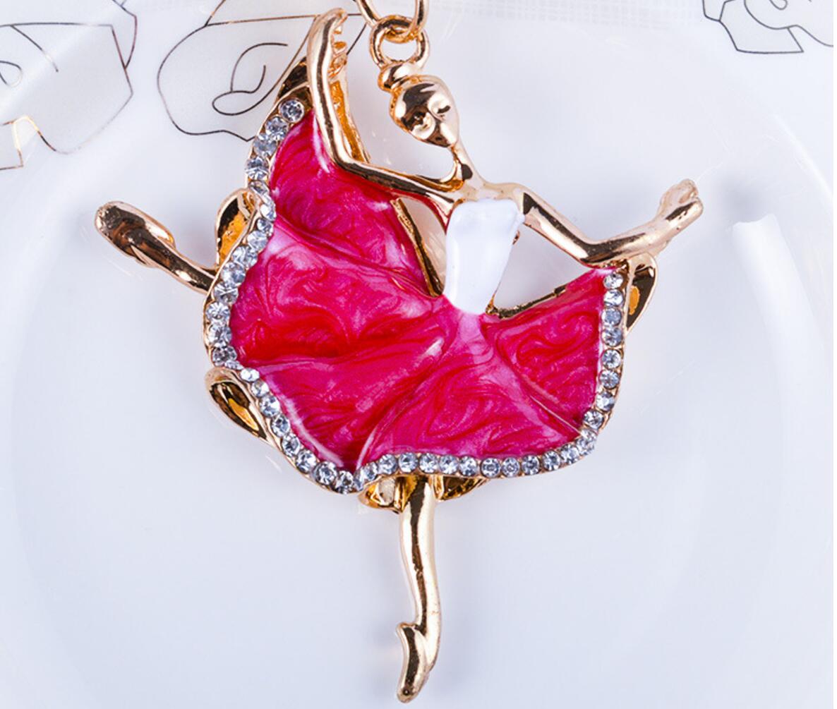 Hot Dancing Ballet Girl Keychain