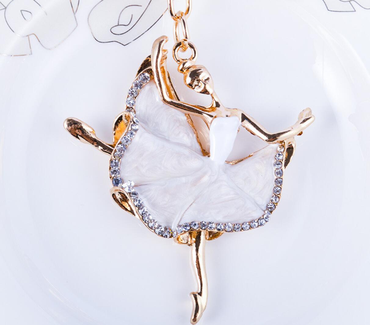 Hot Dancing Ballet Girl Keychain