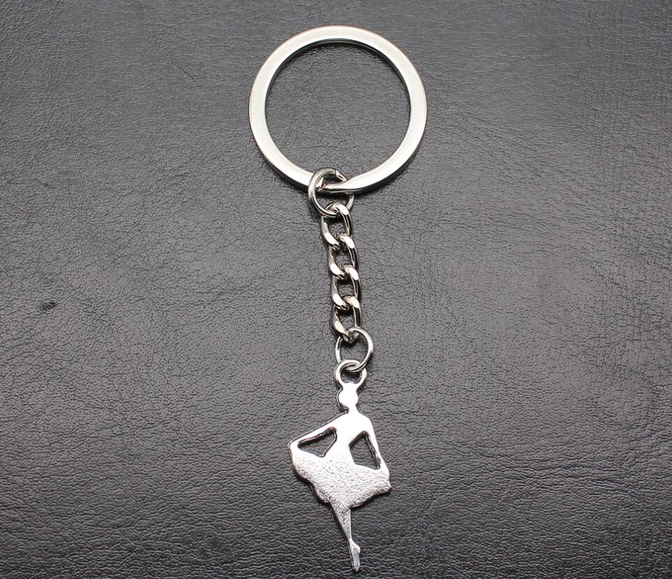 Mini Ballerina Girl Keychain
