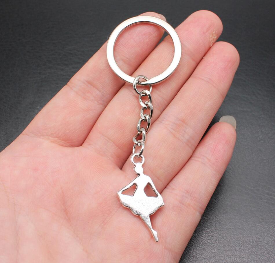 Mini Ballerina Girl Keychain