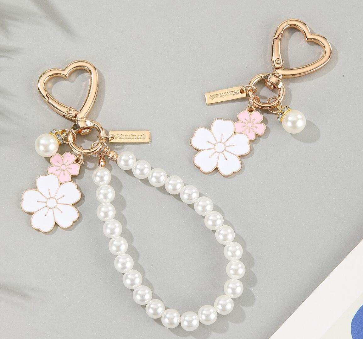 Sakura Beads Keychain
