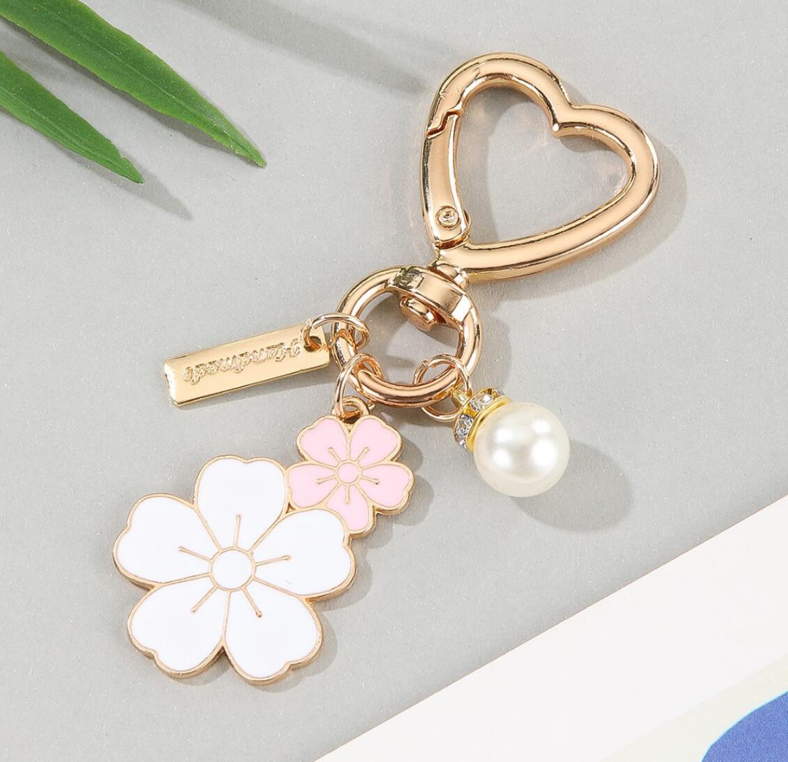 Sakura Beads Keychain