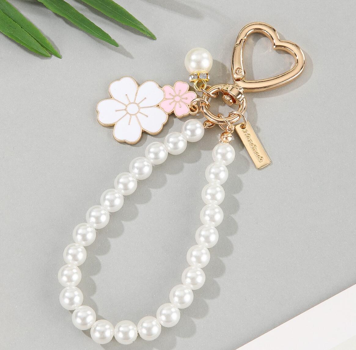 Sakura Beads Keychain