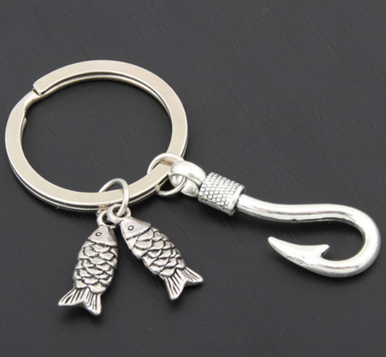 Fish Hook Keychain