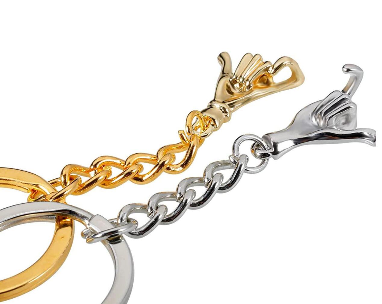 Hands Linked Couple Keychain