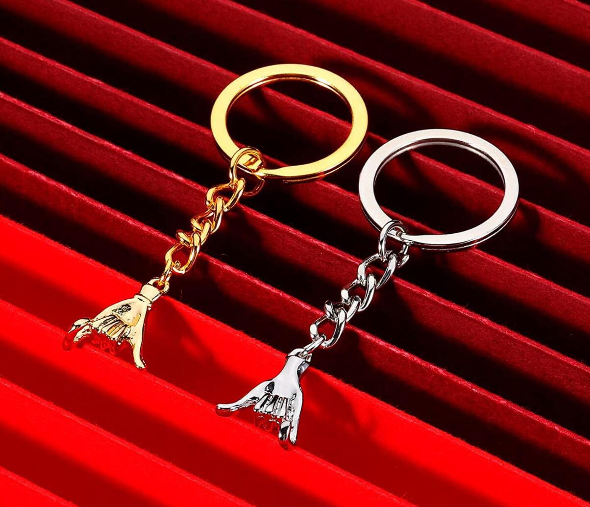 Hands Linked Couple Keychain