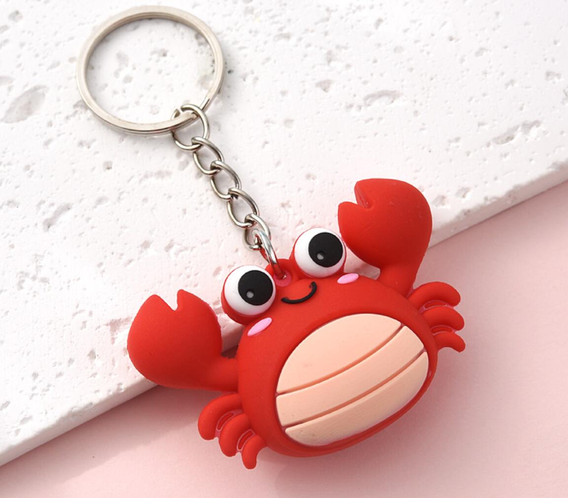 Crab Cartoon Keychain