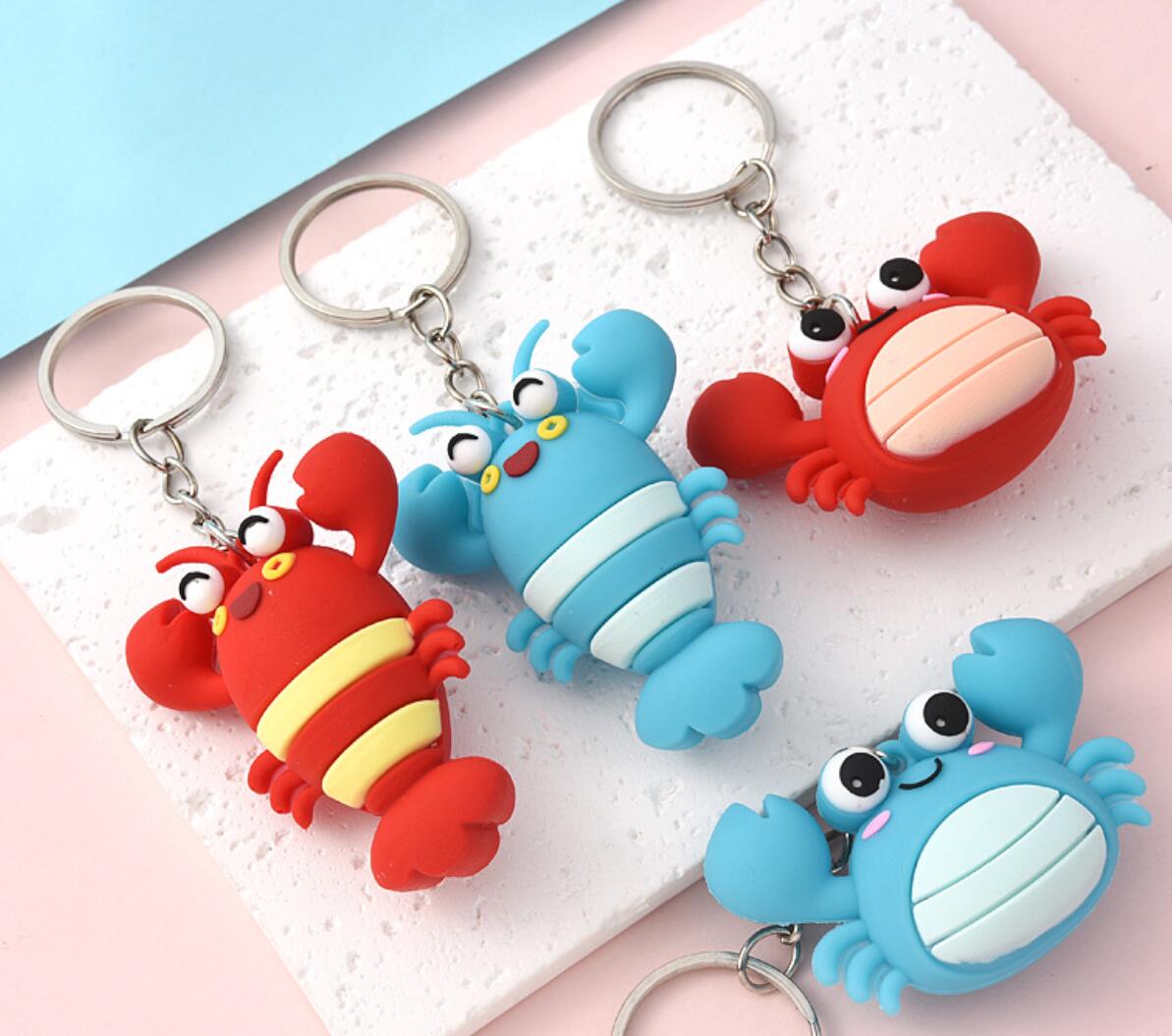 Crab Cartoon Keychain