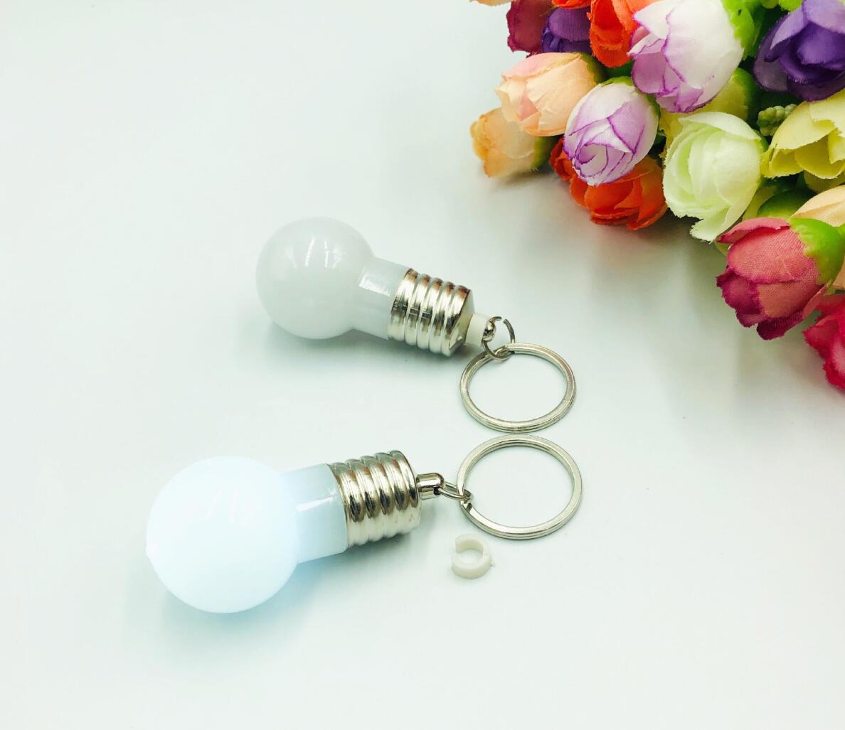 Mini Colorful Light Bulb Keychain