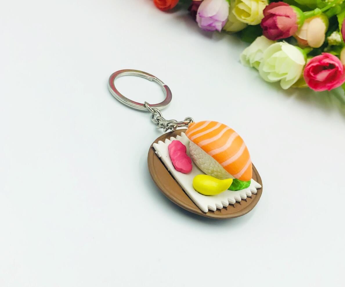 Simulated Japanese Sushi Keychain