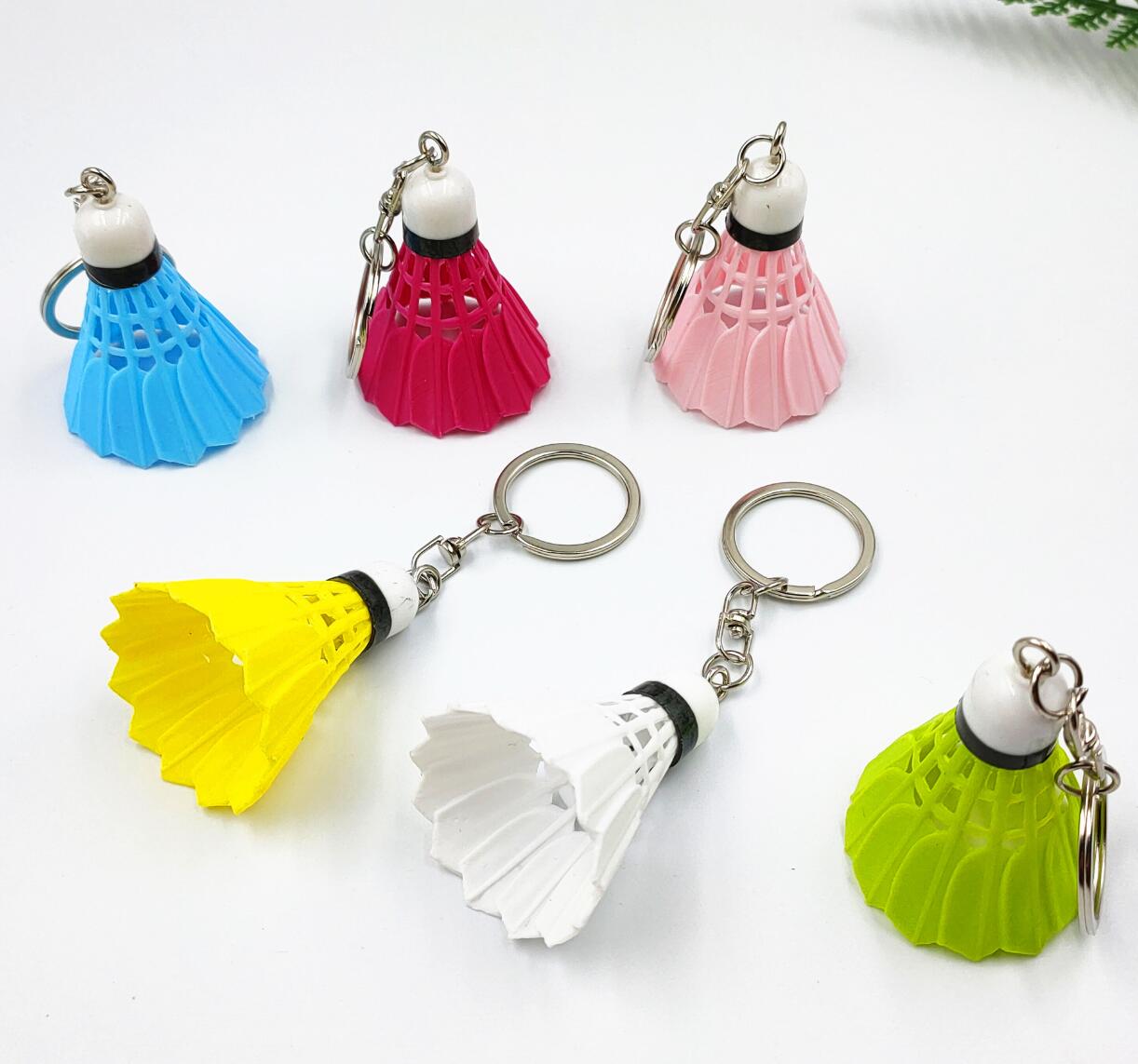 Mini Badminton Shuttlecock Keychain