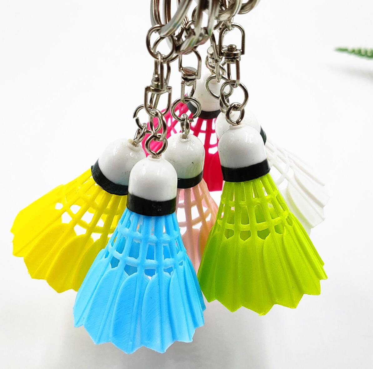 Mini Badminton Shuttlecock Keychain
